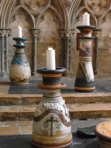 The Gilbert pots Lincoln Cathedral