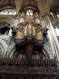 The organ at Ely Cathedral