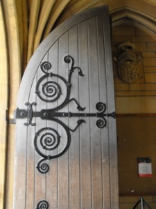 Another Balliol College door hinge