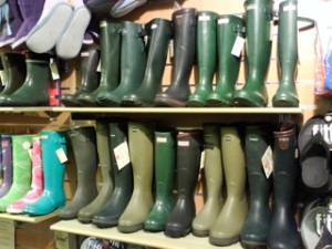 The green wellies.