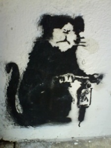 Graffiti cat