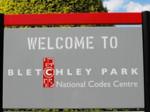 Bletchley Park sign